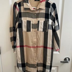 VICI plaid dress -size medium